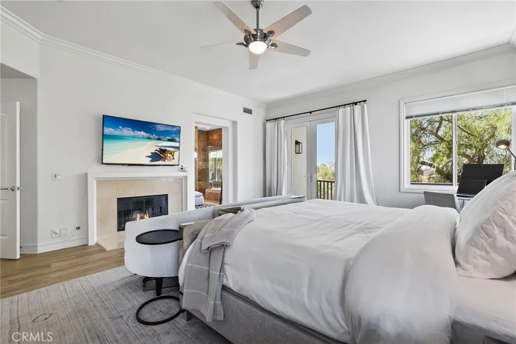 Relax by the fire in your spacious Primary suite Relax by the fire in your spacious Primary suite
