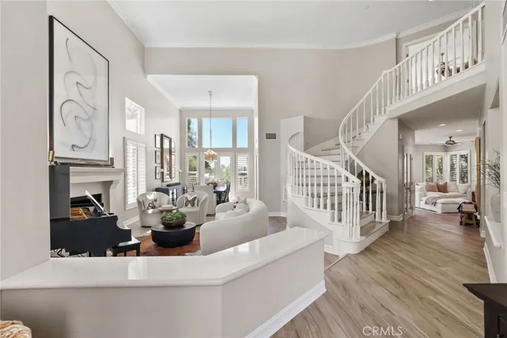 Sweeping Staircase greets you in Foyer