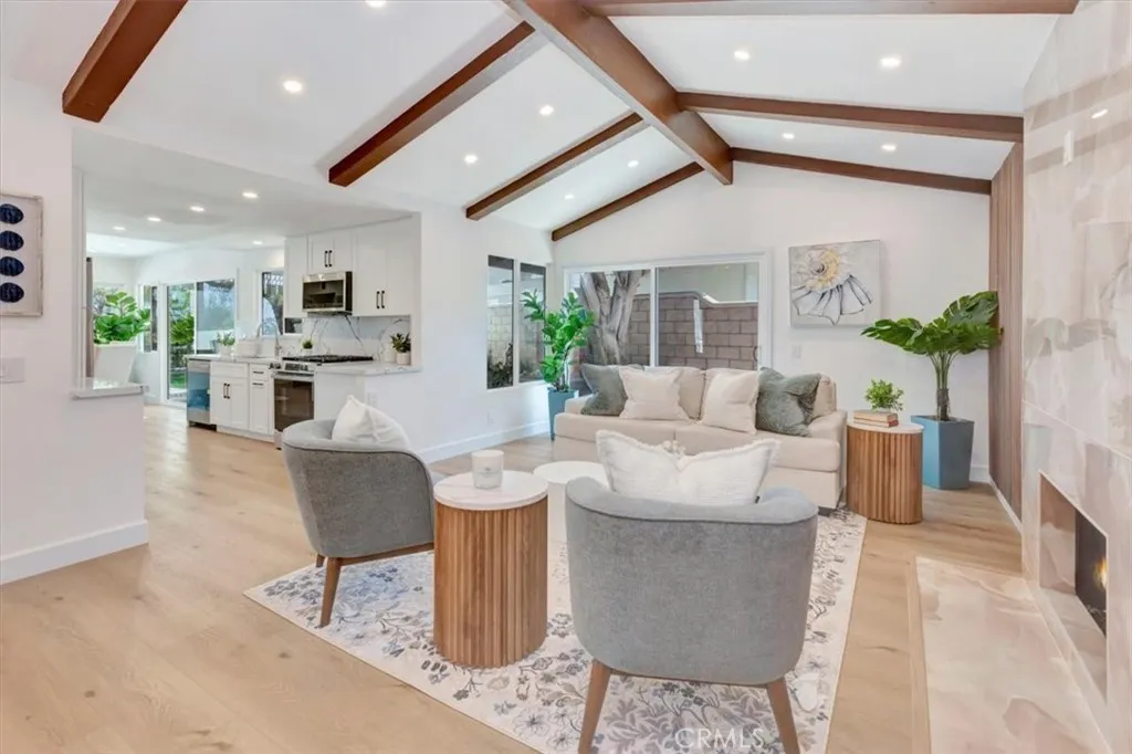 Open and Airy Design with lots of natural sunlight shining in