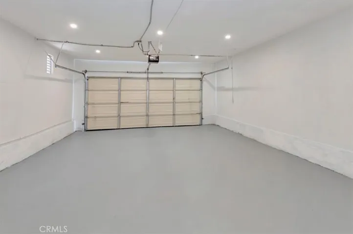 Freshly painted Garage and New Door and Hardware
