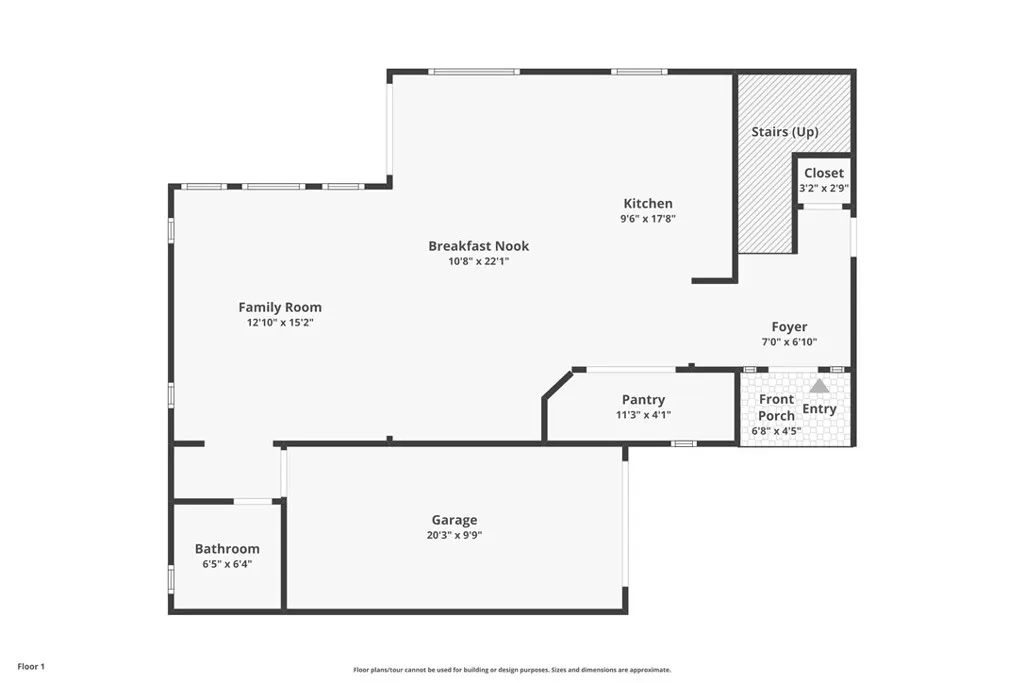 Floor plan level 1. Measurements are approximate. Floor plan level 1. Measurements are approximate.