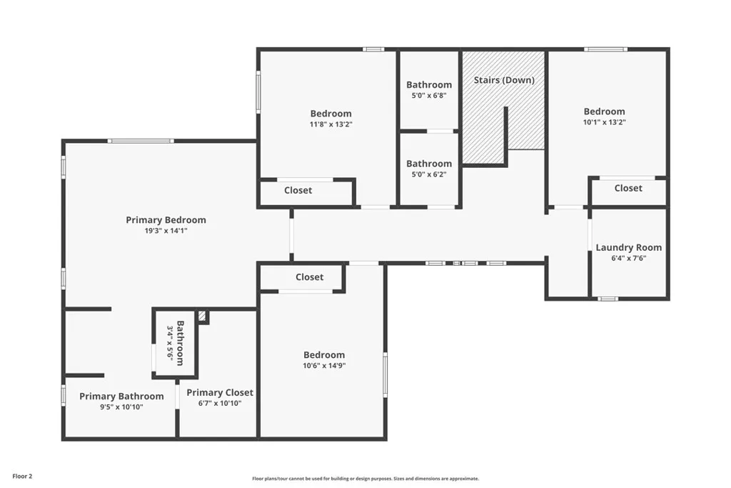 Floor plan level 2. Measurements are approximate. Floor plan level 2. Measurements are approximate.