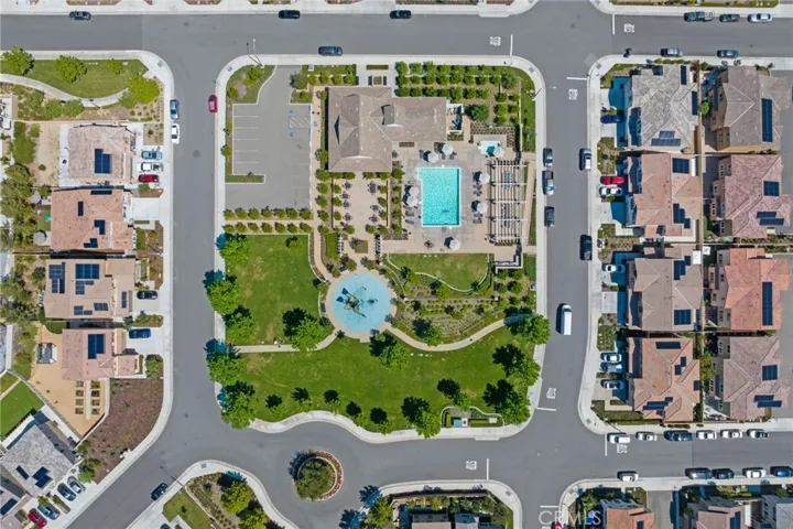 Aerial view of Santa Rosa Highland amenities and surrounding areas.