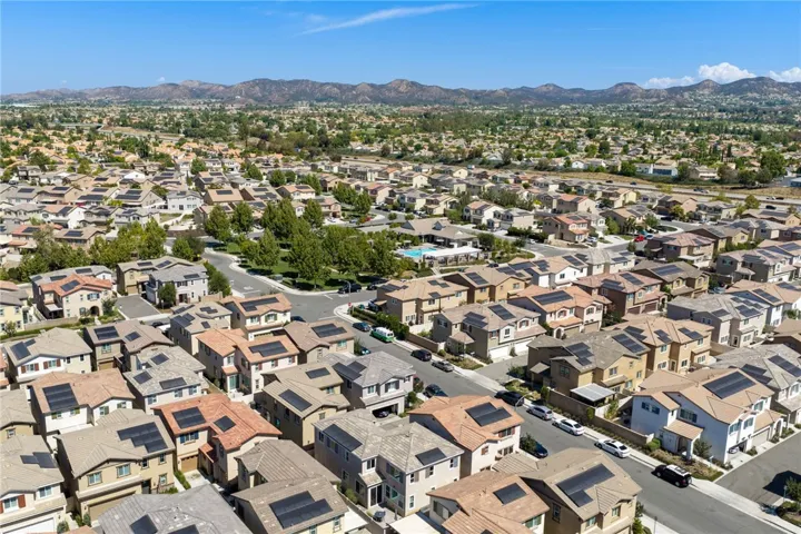 Aerial view of Santa Rosa Highland community and surrounding areas.