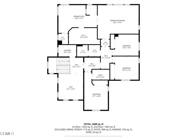 Floor Plan- 2nd Floor