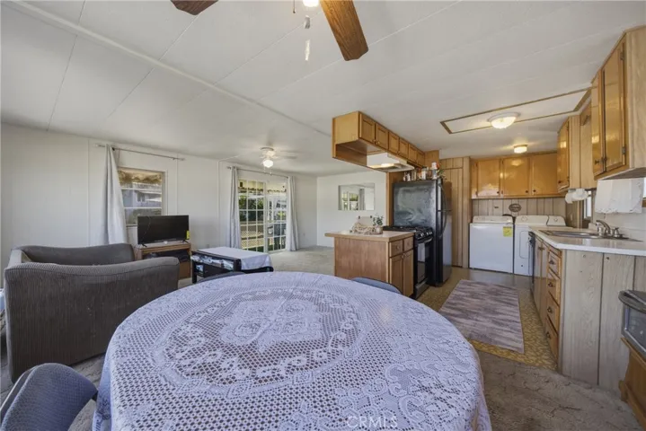 dinning room, kitchen, living room