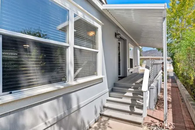 Side Entry at Driveway