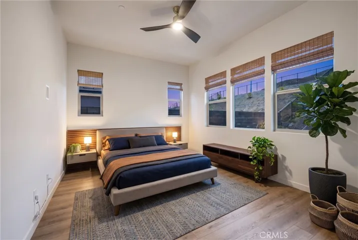 Downstairs Bedroom (Digitally Staged & Enhanced)