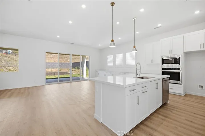 Kitchen Open to Dining Room