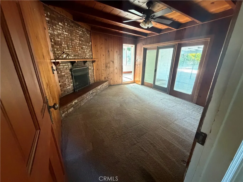 Family room off kitchen