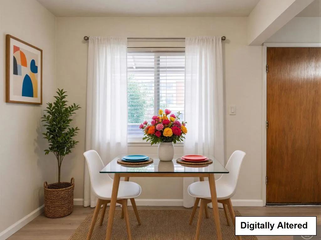 Dining Area in Kitchen. Digitally modify. Dining Area in Kitchen. Digitally modify.