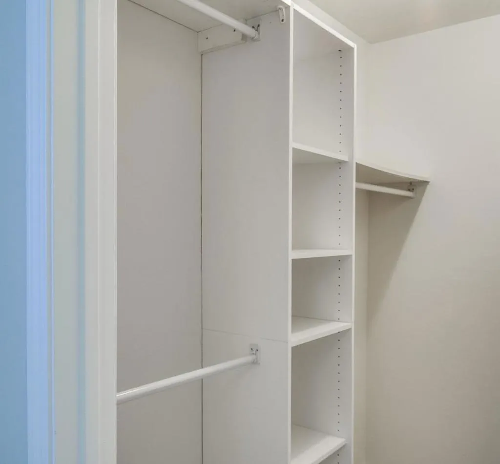 Lots of Walk in closet shelves. Lots of Walk in closet shelves.