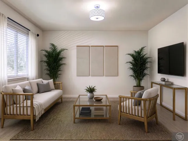 Living Room with Digitally modify Furnitures.