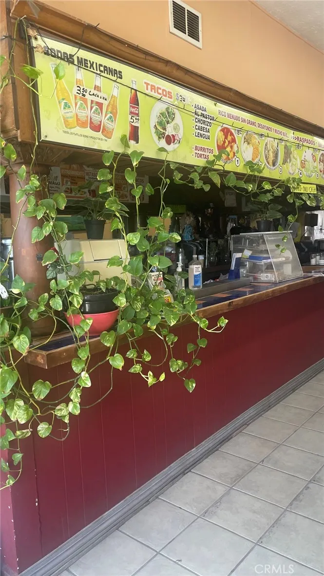 inside eating area
