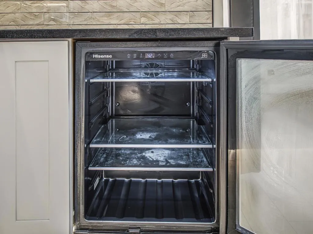 Wine Fridge in Kitchen. Wine Fridge in Kitchen.
