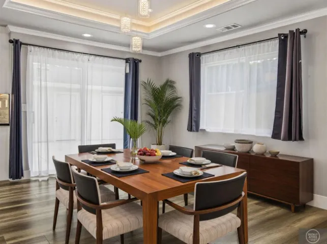 Open Floor Plan with formal dining area.