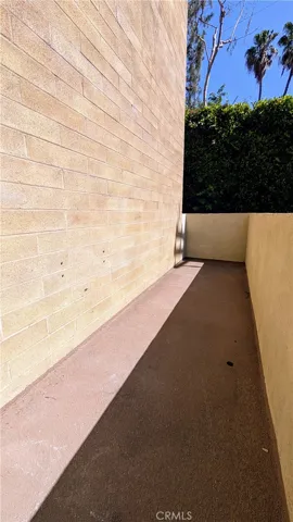 Large private balcony