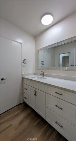 Primary bathroom vanity/dressing area