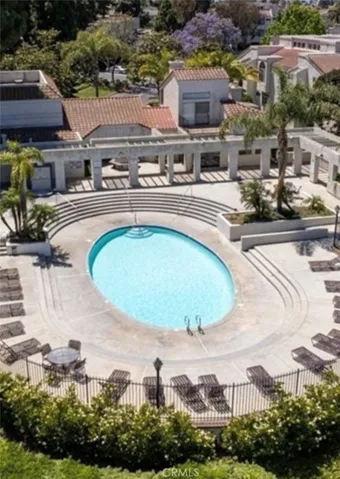 Pool is adjacent to to the Rec room
