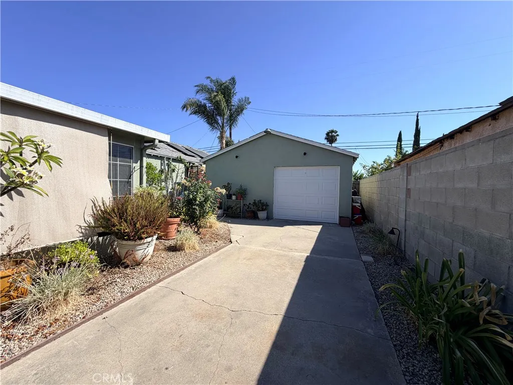Driveway and Garage with