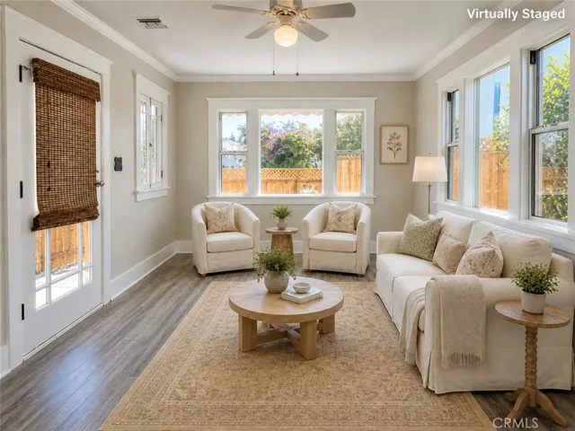 Virtually staged - Family room, filled with natural light.