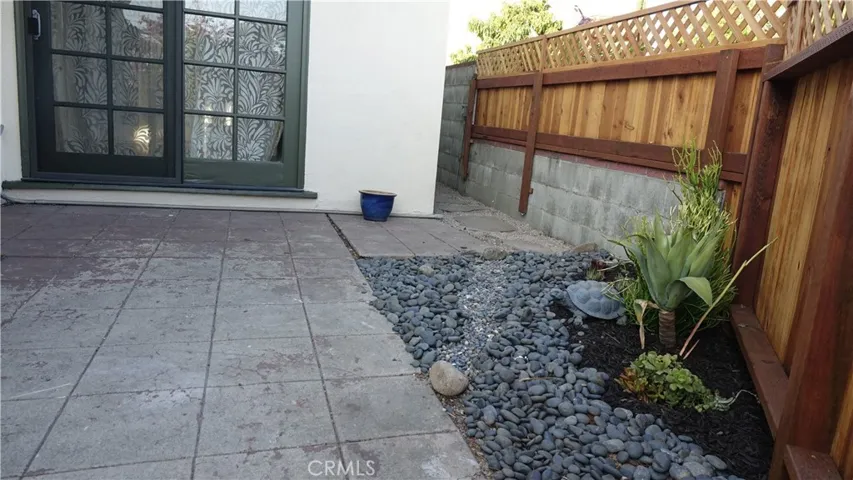 Patio #1 by the front door.