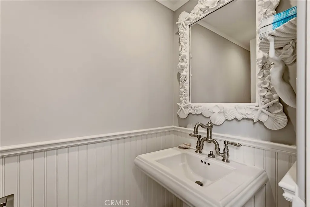 Guest bathroom off of living area