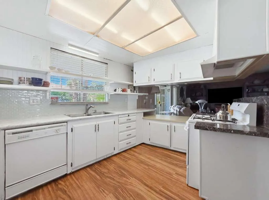 Kitchen with abundant cabinetry