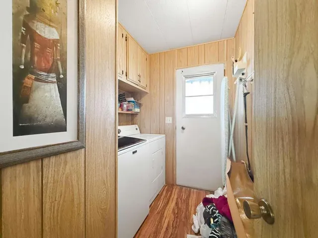 Laundry room with built-in storage