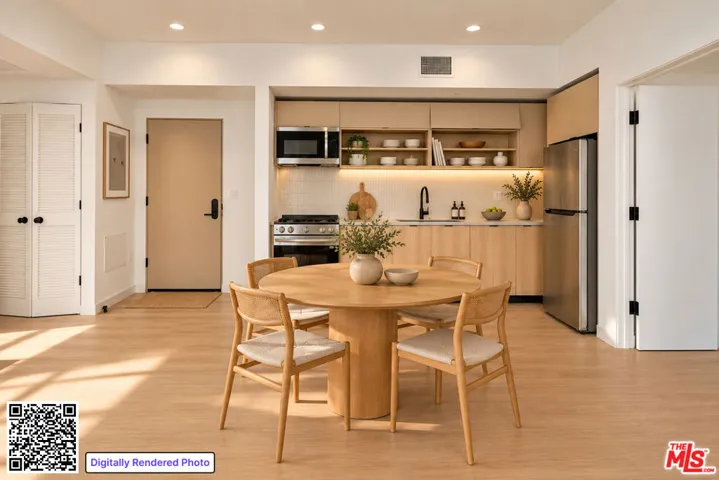 Virtually Staged- Kitchen/Dini