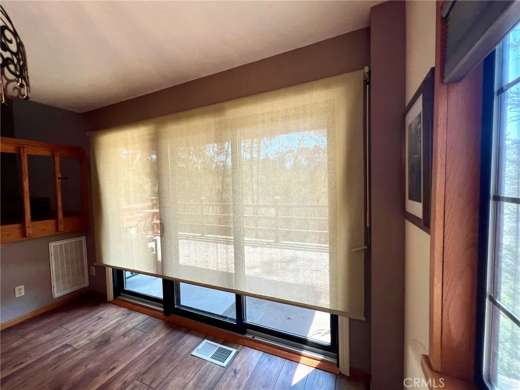 Living room sliding door shade