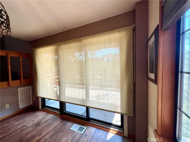 Living room sliding door shade