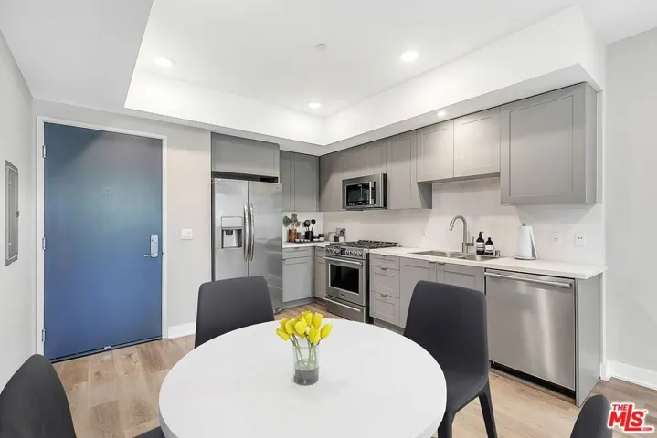 Digitally staged kitchen