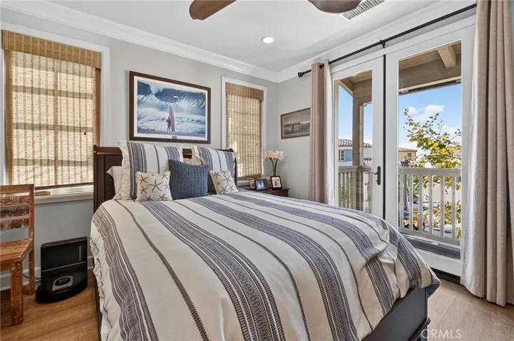 Secondary suite with balcony and private bath