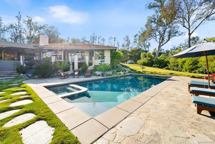Enjoy this incredible pool area