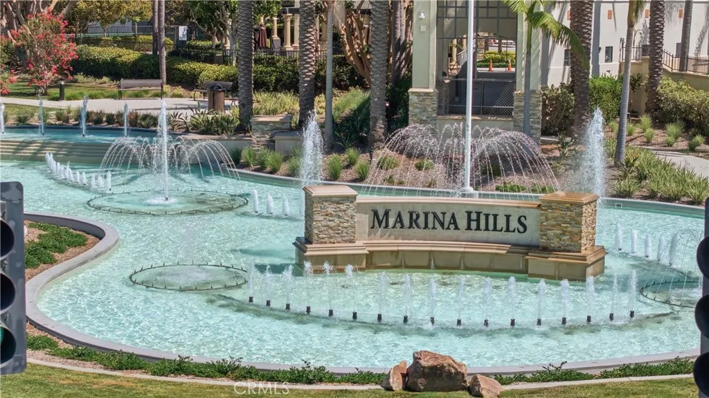 Welcoming entrance to the desirable Marina Hills community.