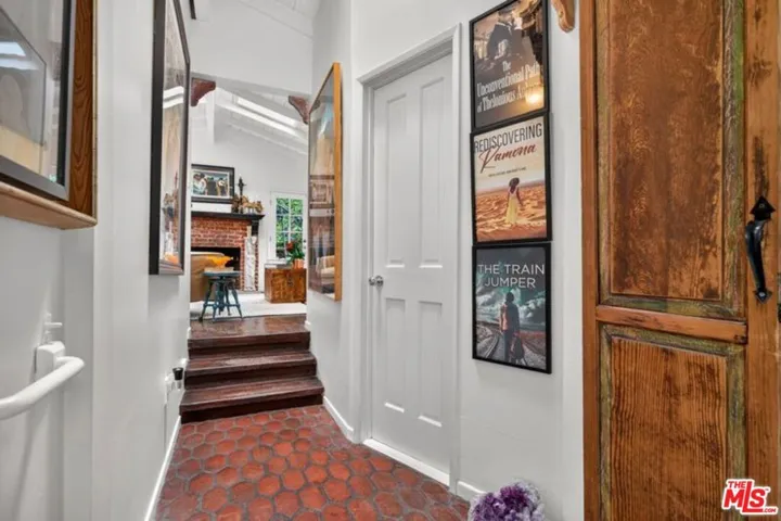 Italian Tiles and Antique Door