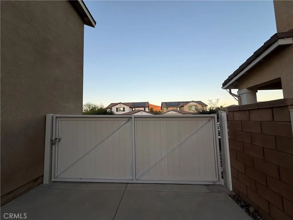 Wide Gate to Second Driveway Entrance