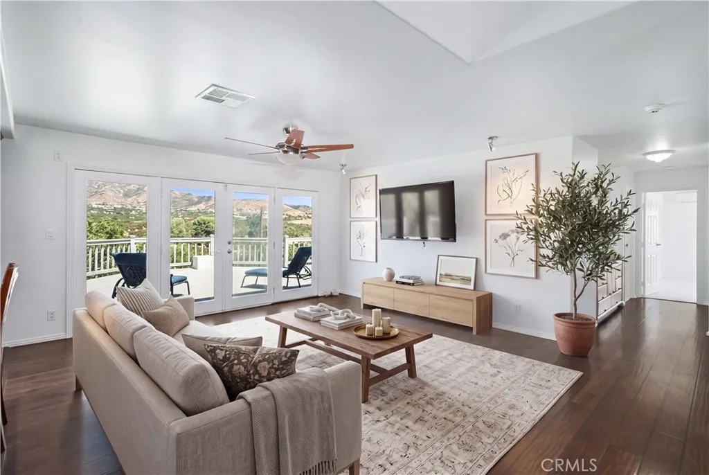 Virtually Staged Living Room