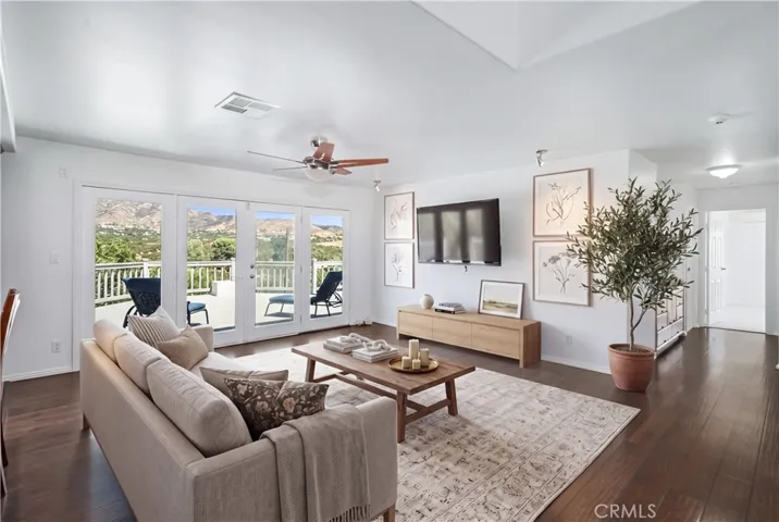 Virtually Staged Living Room