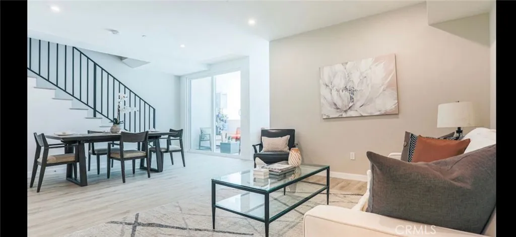 Staged- Living room