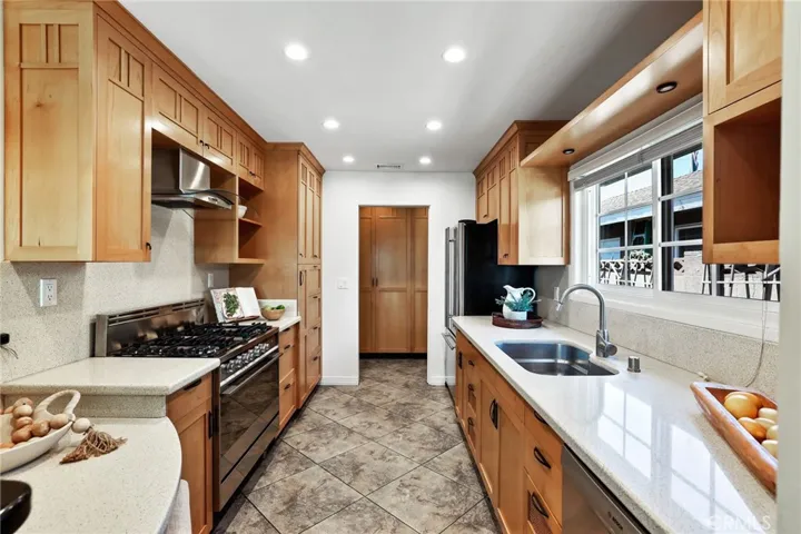 Top of the line appliance and custom cabinetry.
