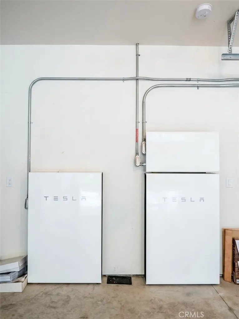 Testla power walls inside of garage Testla power walls inside of garage