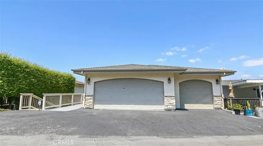 Garage view from street
