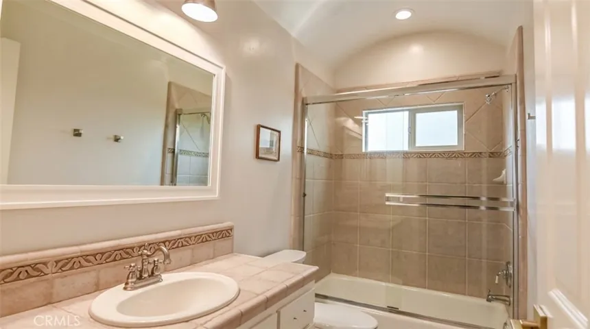 Guest bathroom on lower level