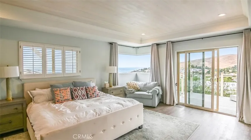 Master suite with deck