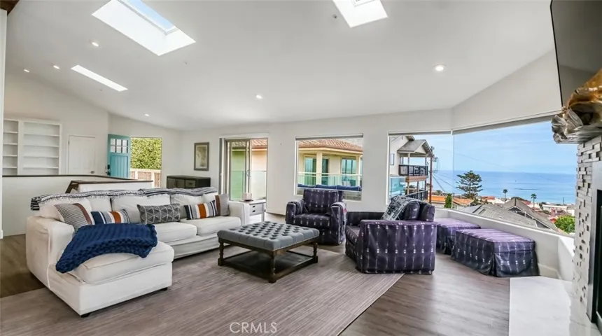 Living room with view from the window