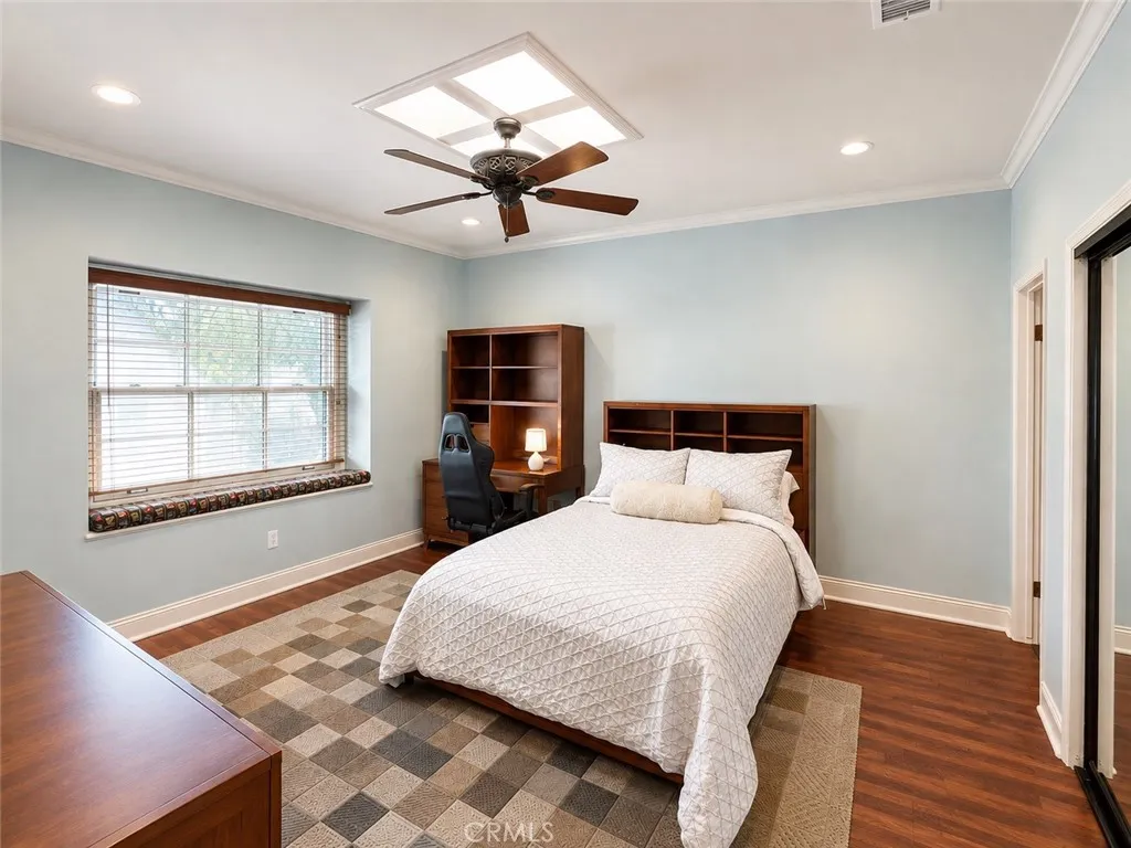 Bedroom three has its own bath
