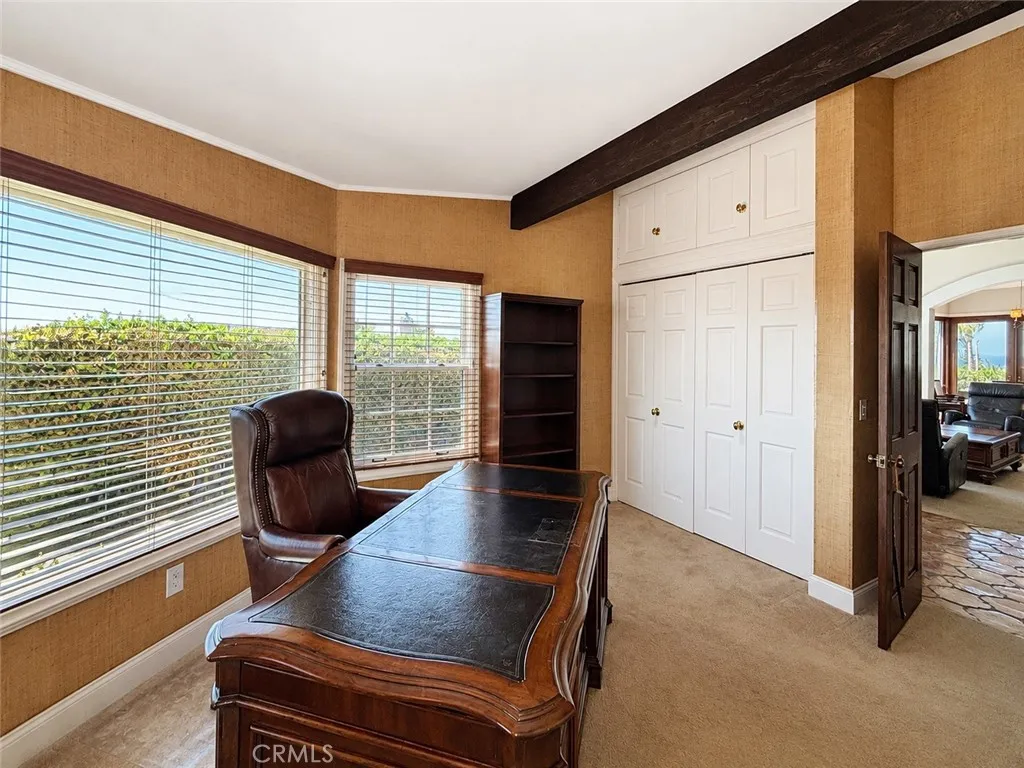 A downstairs den/office