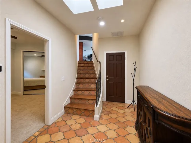 Up the stairs to the media room/4th bedroom